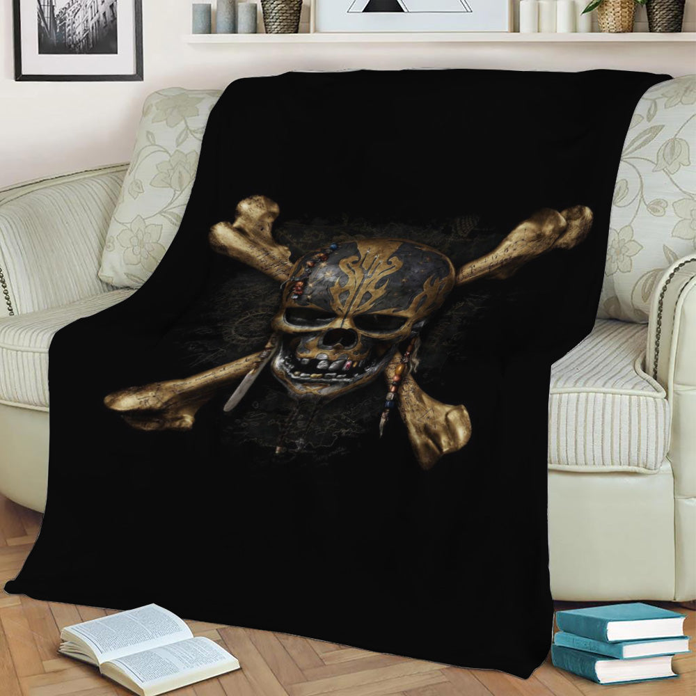 Pirates of the Caribbean Fleece Throw Blanket