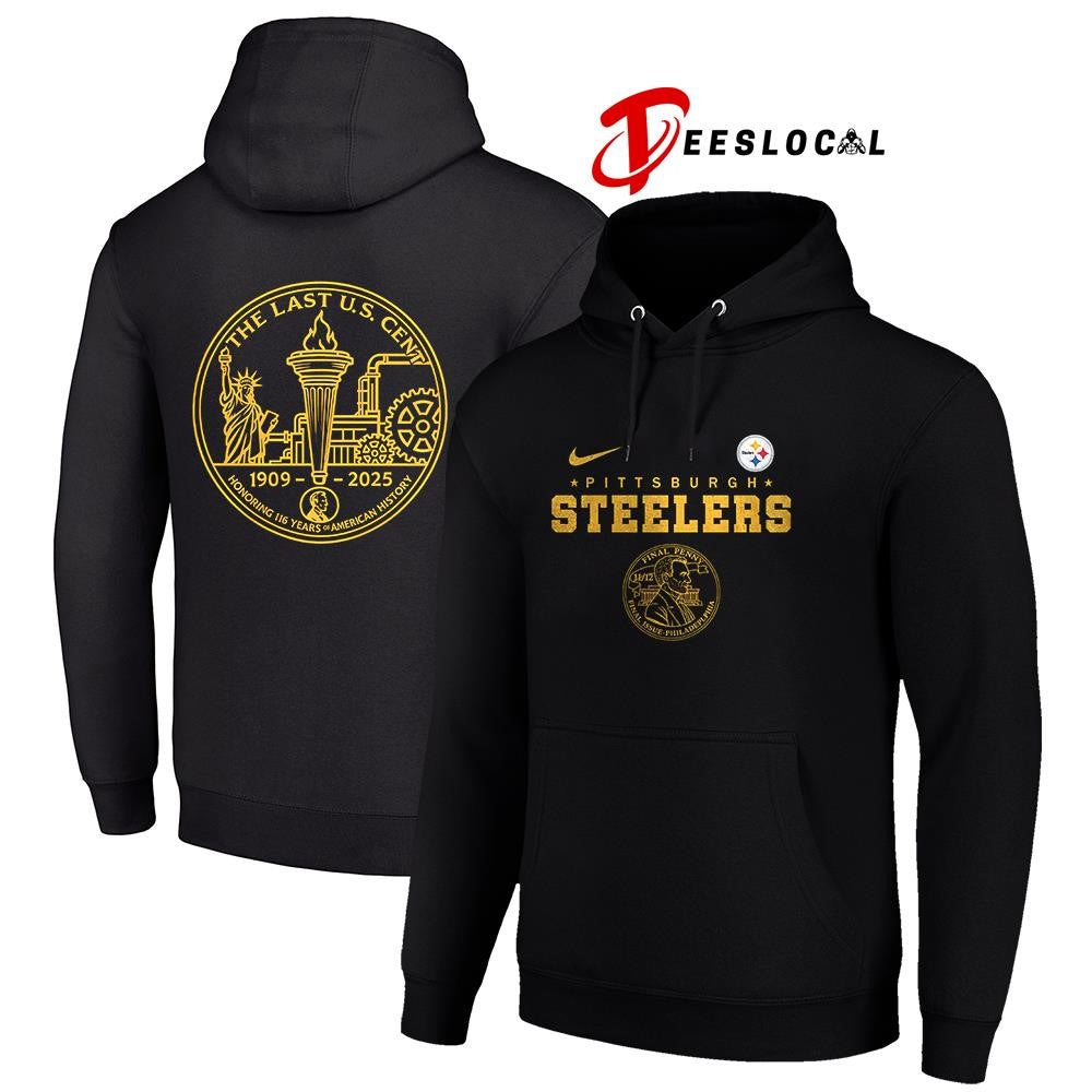 Pittsburgh Steelers the last US cent honoring 116 years of America history shirt