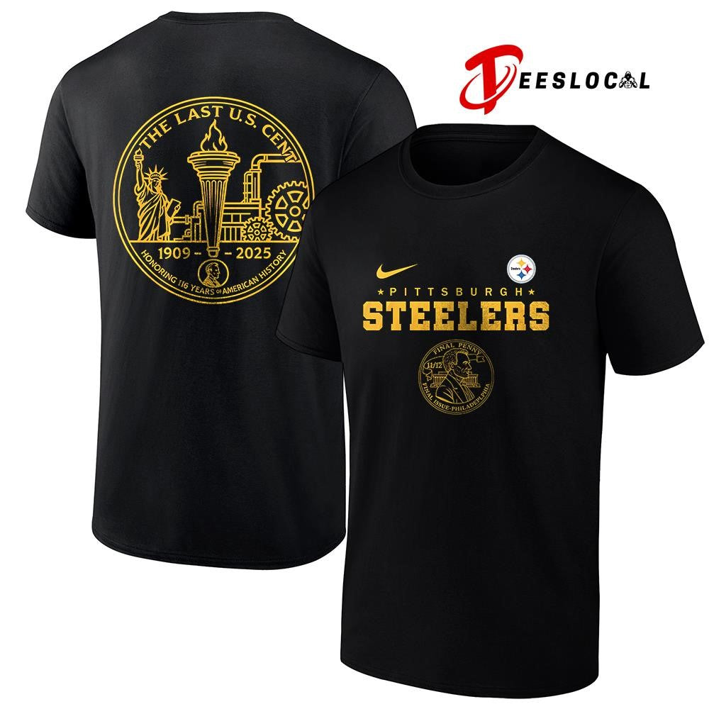 Pittsburgh Steelers the last US cent honoring 116 years of America history shirt