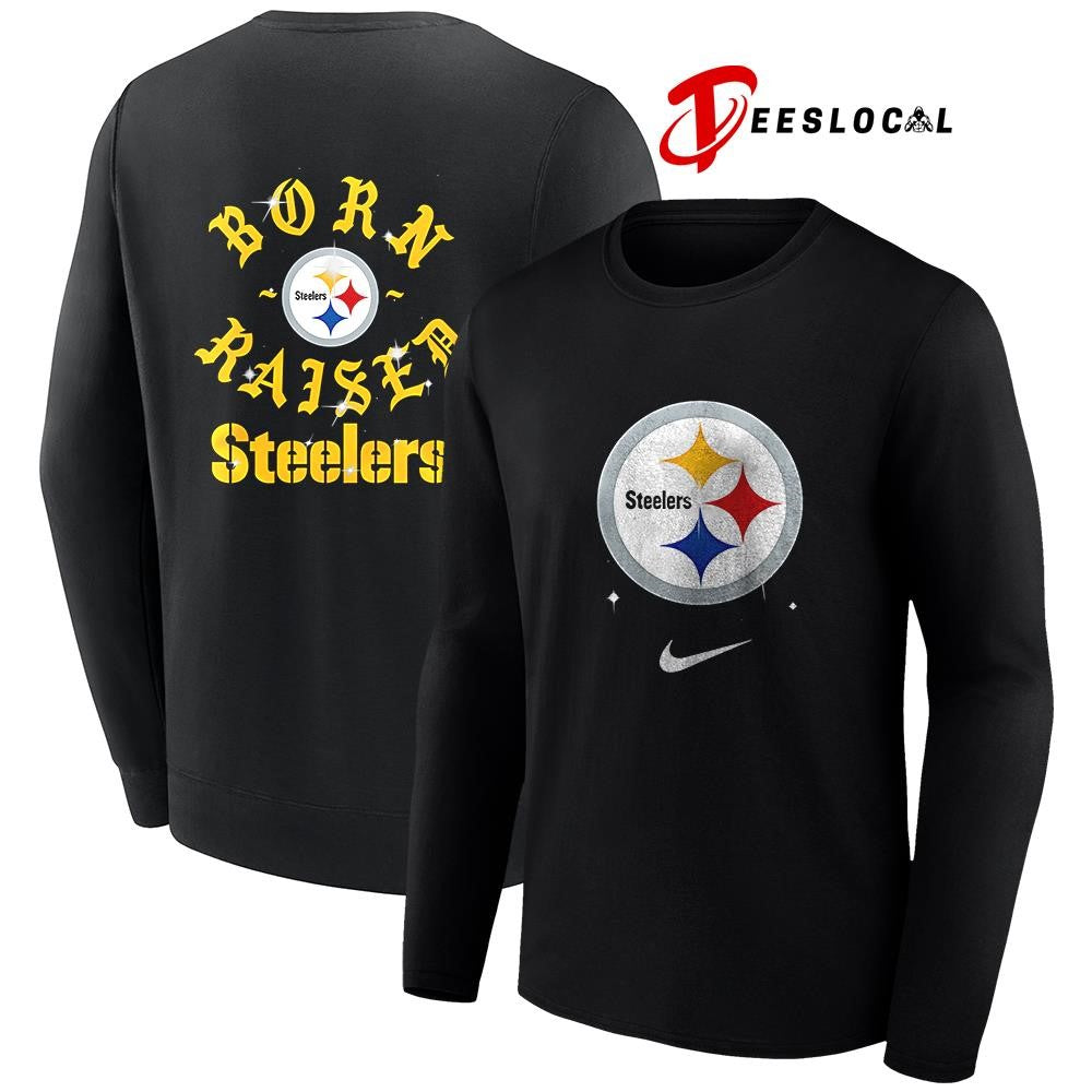 Pittsburgh Steelers x Born and Raised logo shirt