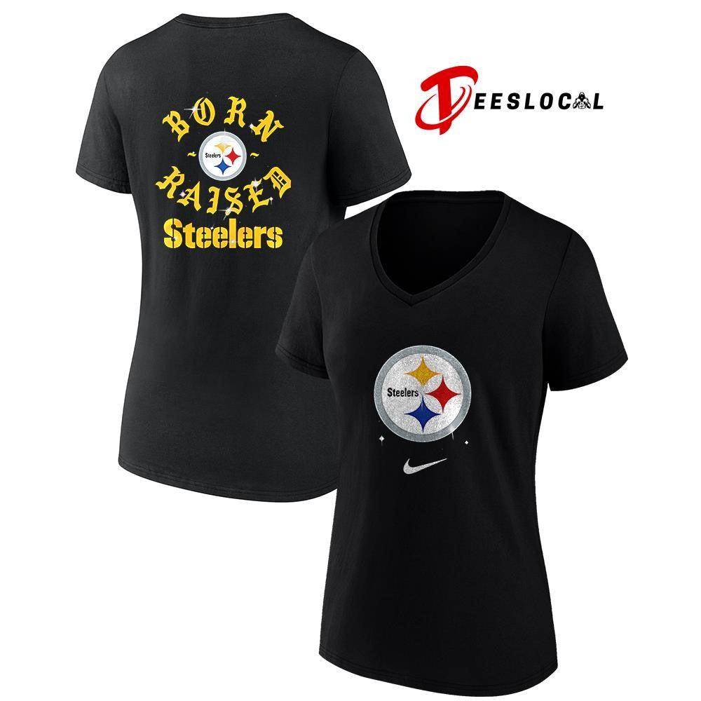 Pittsburgh Steelers x Born and Raised logo shirt