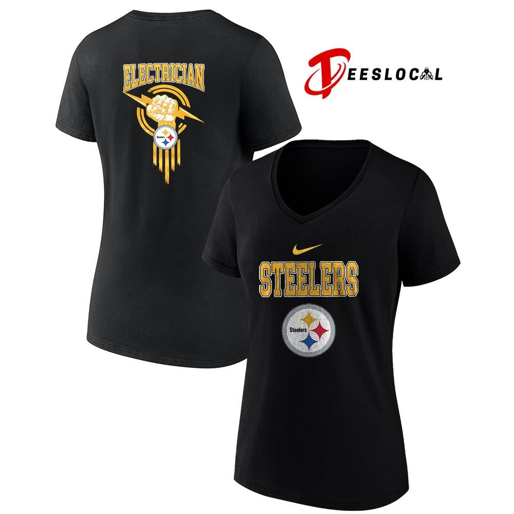 Pittsburgh Steelers x Electrician logo shirt
