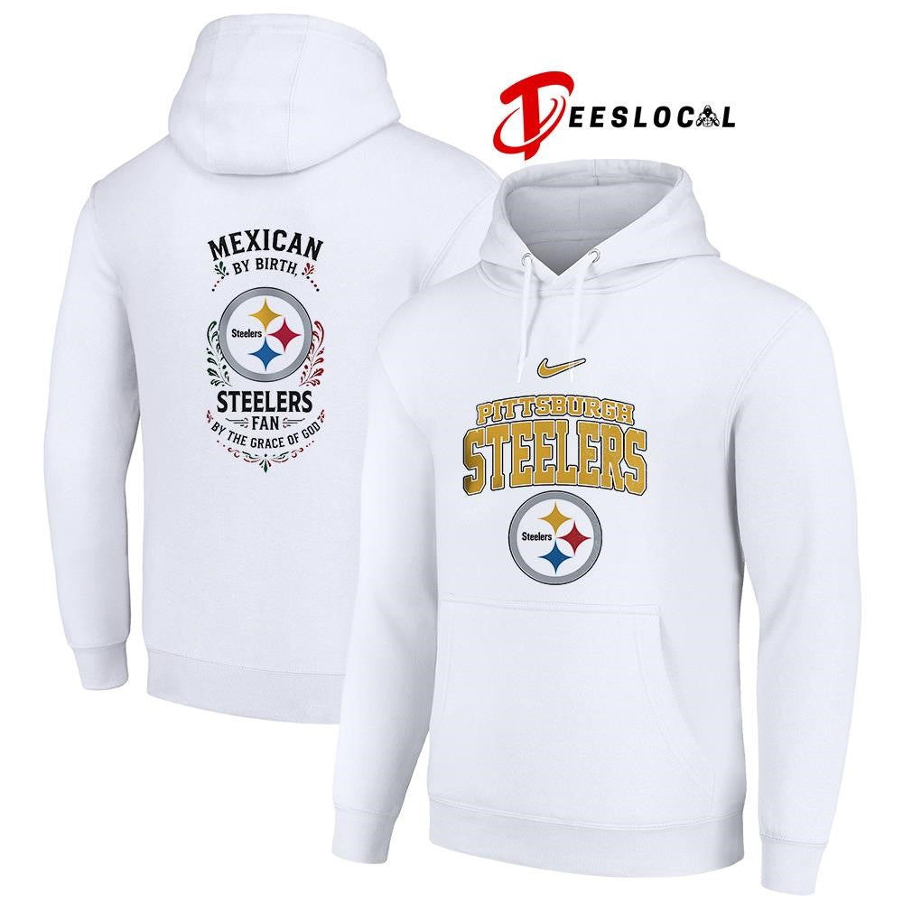 Pittsburgh Steelers x Mexican by birth by the grace of God shirt