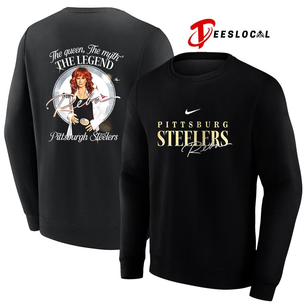 Pittsburgh Steelers x Reba McEntire the queen the myth the legend graphic shirt
