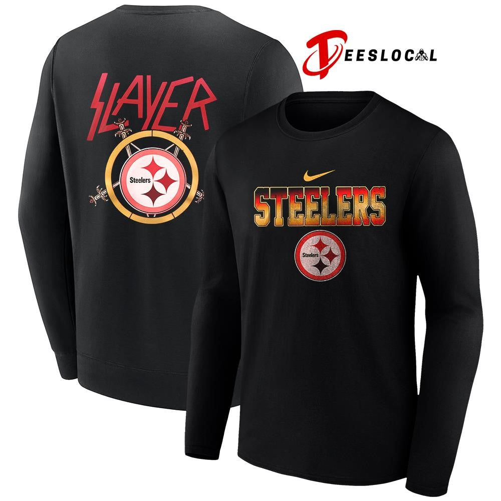 Pittsburgh Steelers x Slayer logo shirt