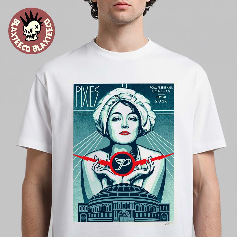 Pixies London UK 2026 Night 1 Show Poster At Royal Albert Hall On May 28 2026 T-Shirt