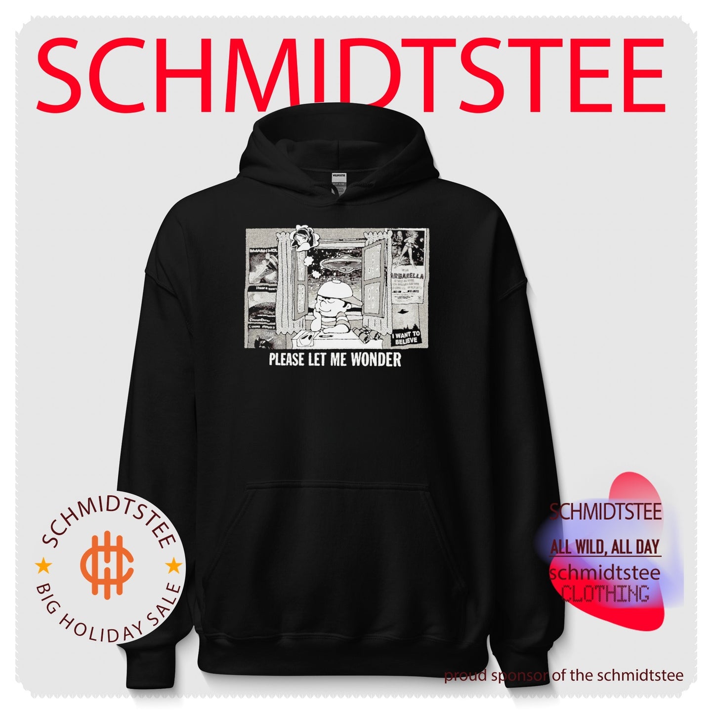 Please Let Me Wonder Ness EarthBound UFO I Want to Believe shirt