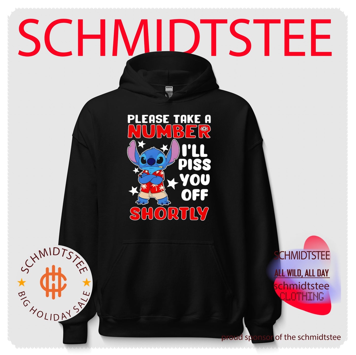 Please Take a Number I Will Piss You off Shortly Stitch shirt