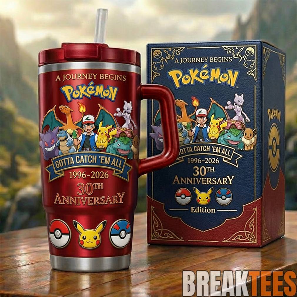 Pokemon 30th Anniversary ‘Gotta Catch’em All!’ Tumbler