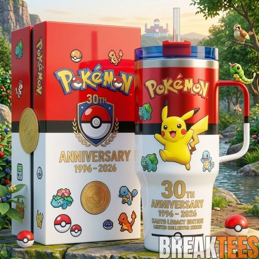 Pokemon 30th Anniversary Legacy Edition Tumbler