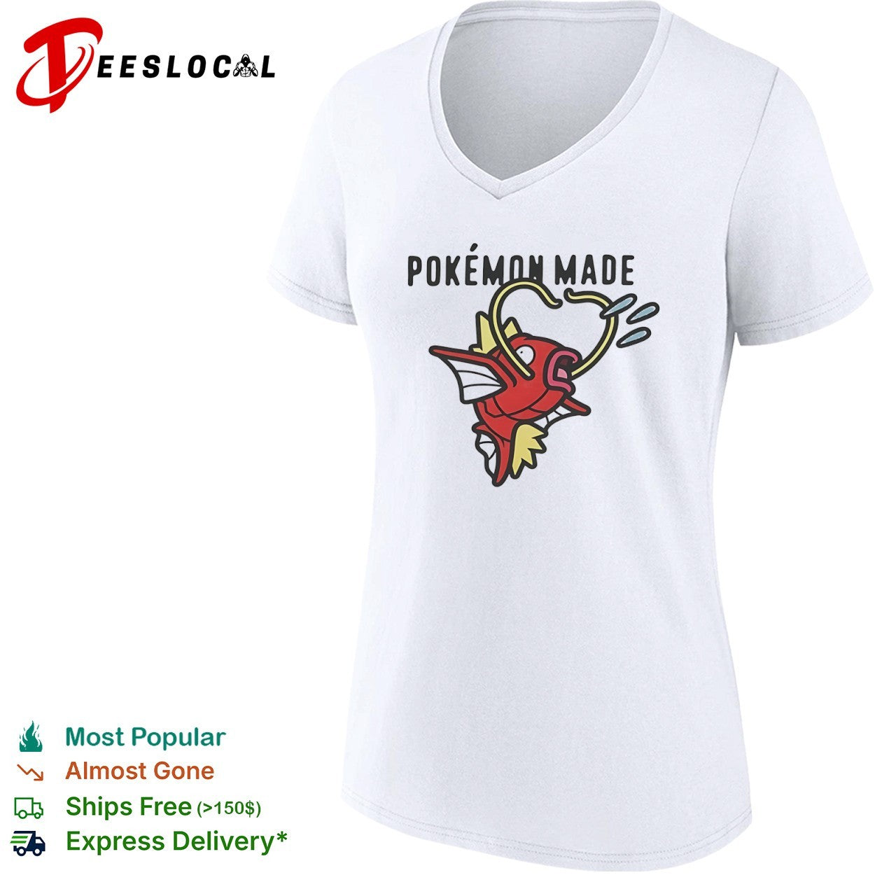 Pokemon Made Magikarp Nintendo Anime Shirt