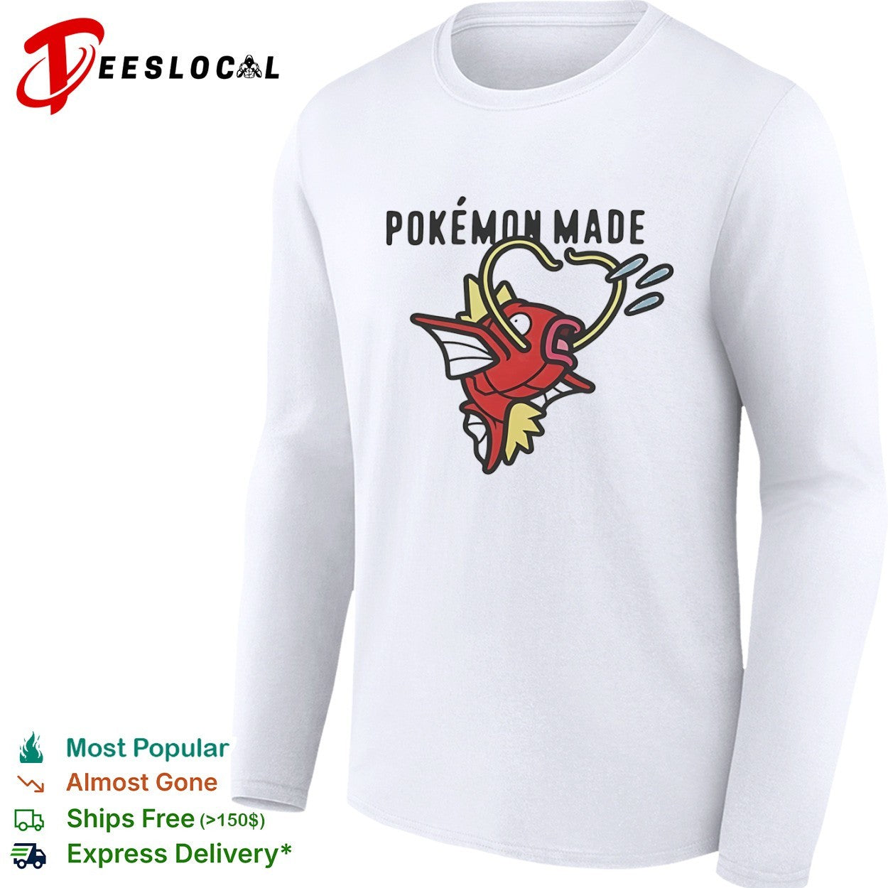 Pokemon Made Magikarp Nintendo Anime Shirt