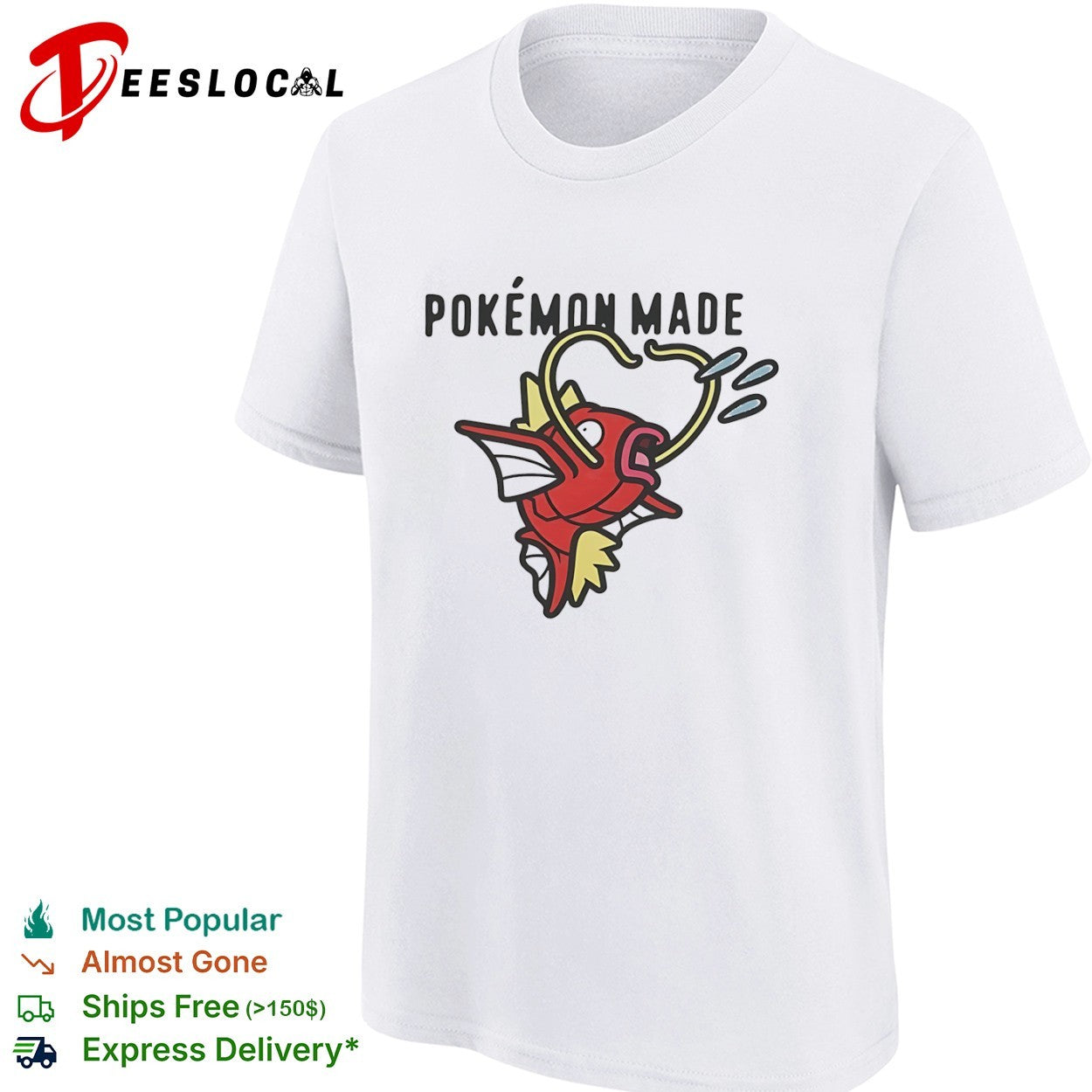 Pokemon Made Magikarp Nintendo Anime Shirt
