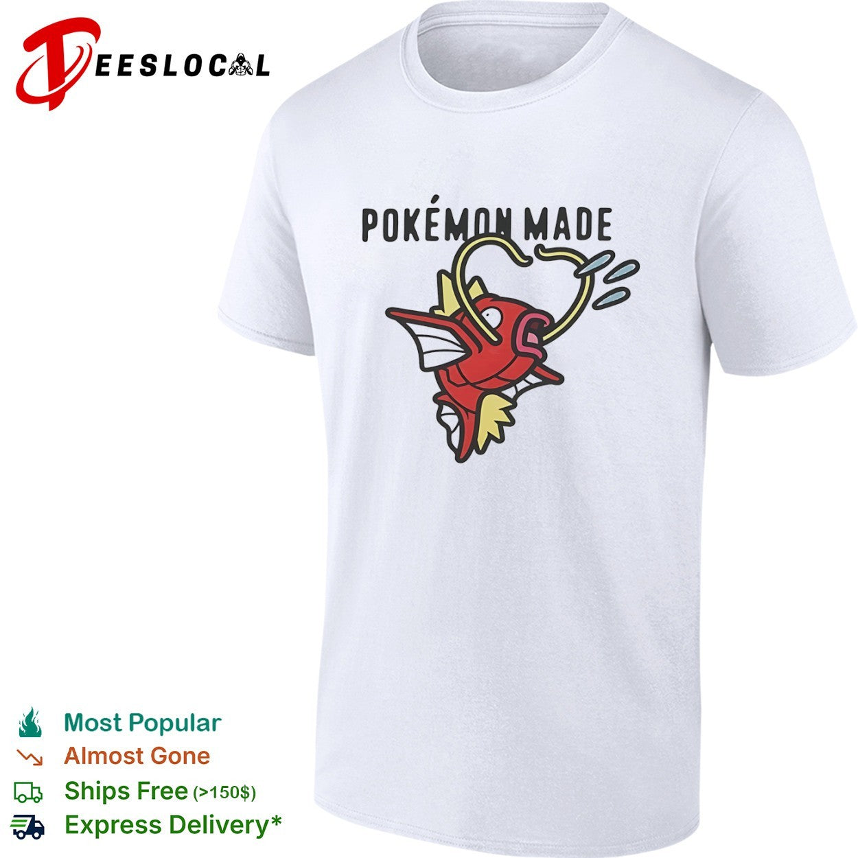 Pokemon Made Magikarp Nintendo Anime Shirt