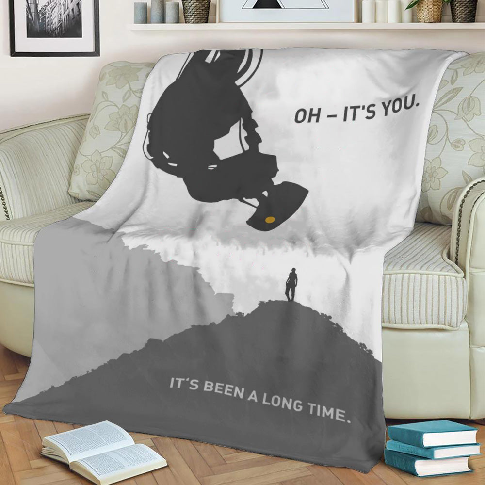 Portal 2 Quote Fleece Throw Blanket