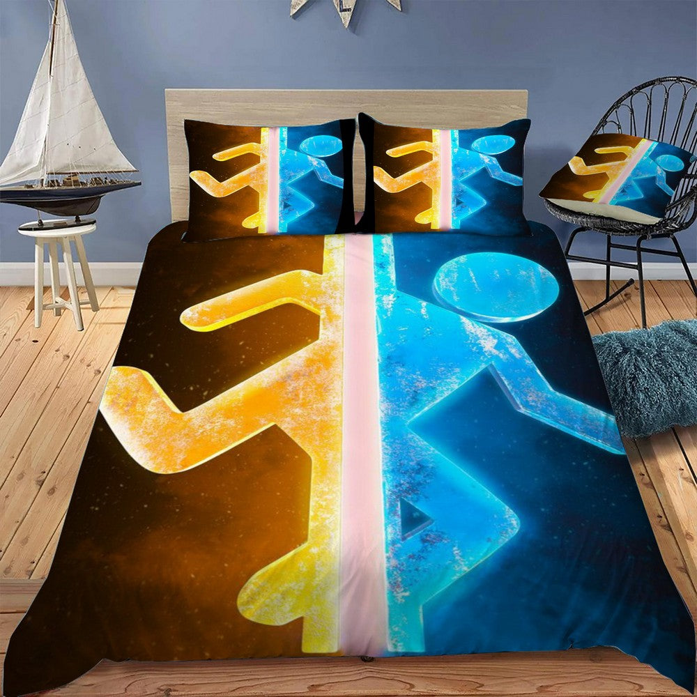 Portal u2022 3D Version Bedding Set (Duvet Cover & Pillow Shams)