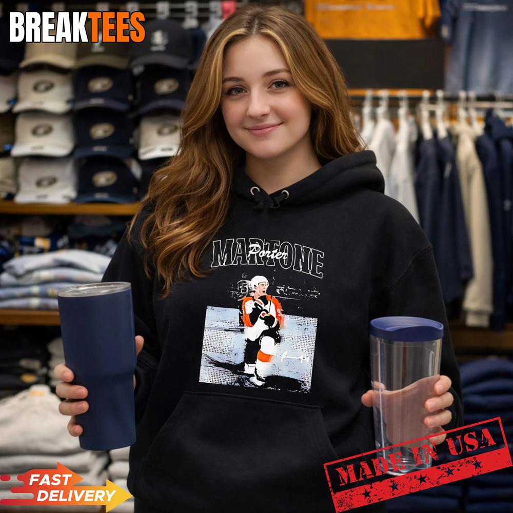 Porter Martone Philadelphia Flyers Hockey signatureT-Shirt