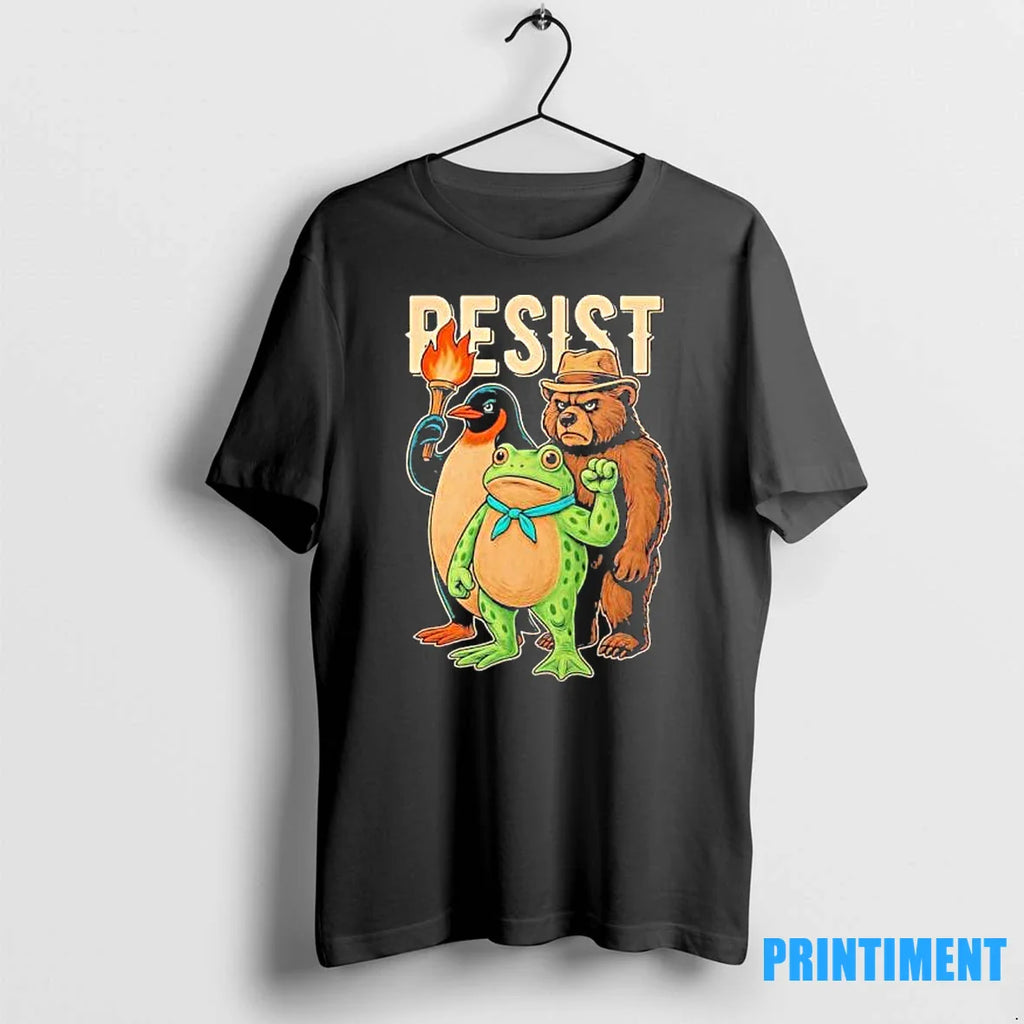 Portland Frog Protest Resist Animals Tshirts Sweater
