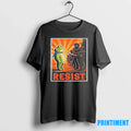 Portland Frog Protest Resist Retro Sunset Tshirts Sweater