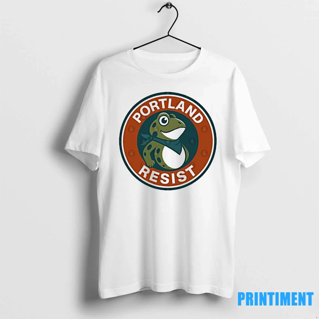 Portland Frog Resist Circle Tshirts Sweater