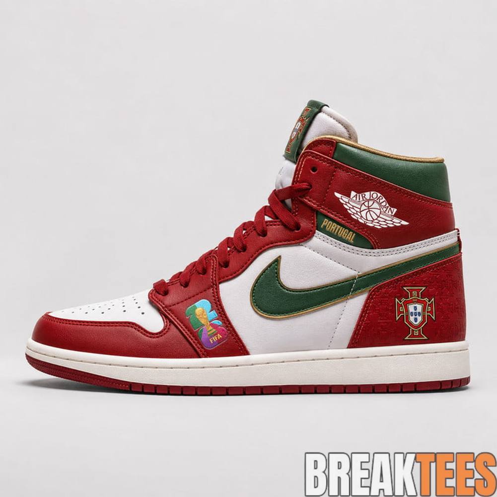 Portugal National Football Team WC26 Special Edition Air Jordan 1 Sneaker