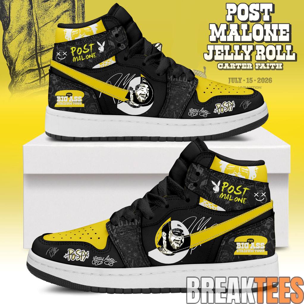 Post Malone x Jelly Roll Big Ass Stadium Tour 2026 Special Air Jordan 1