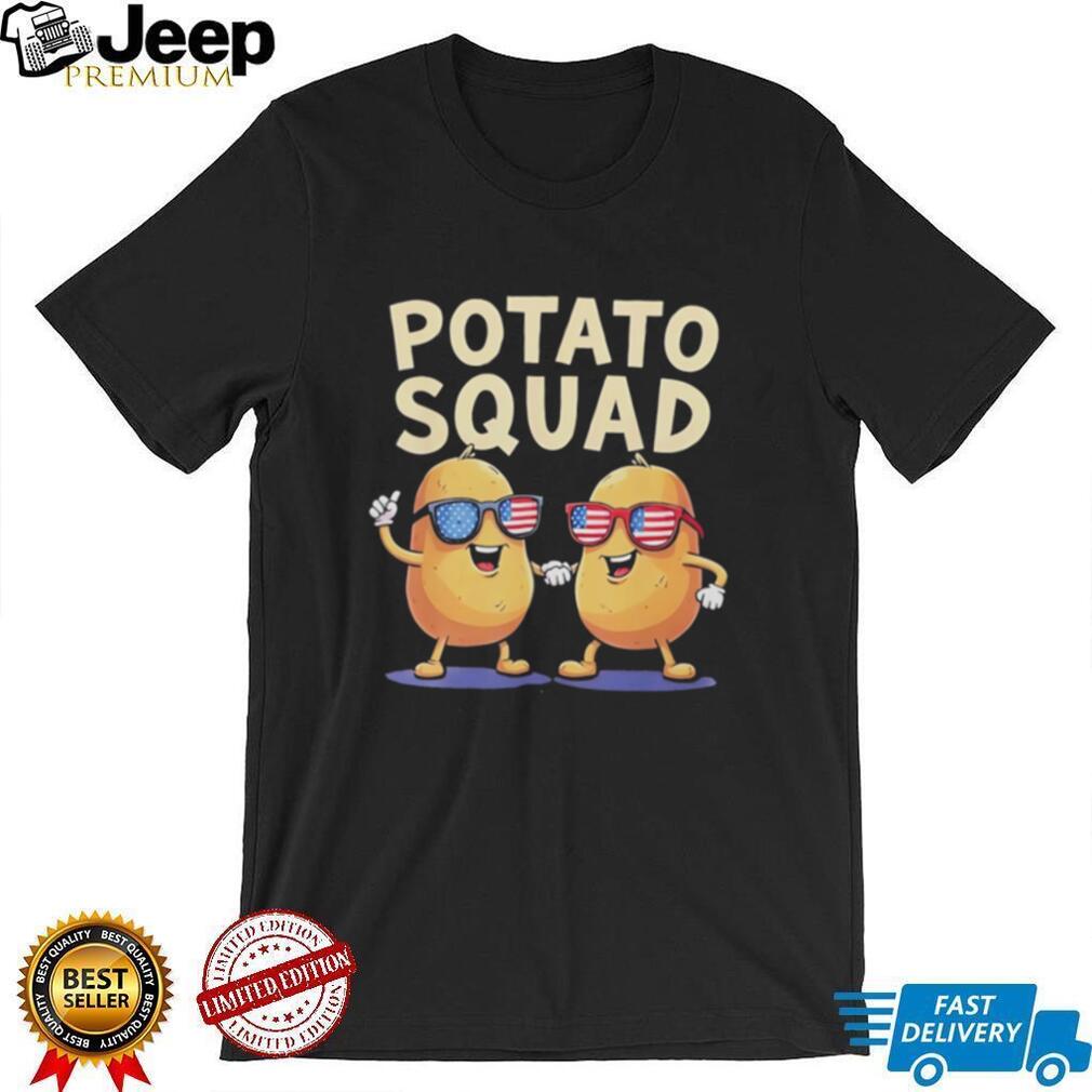 Potato Squad illustrated shirt