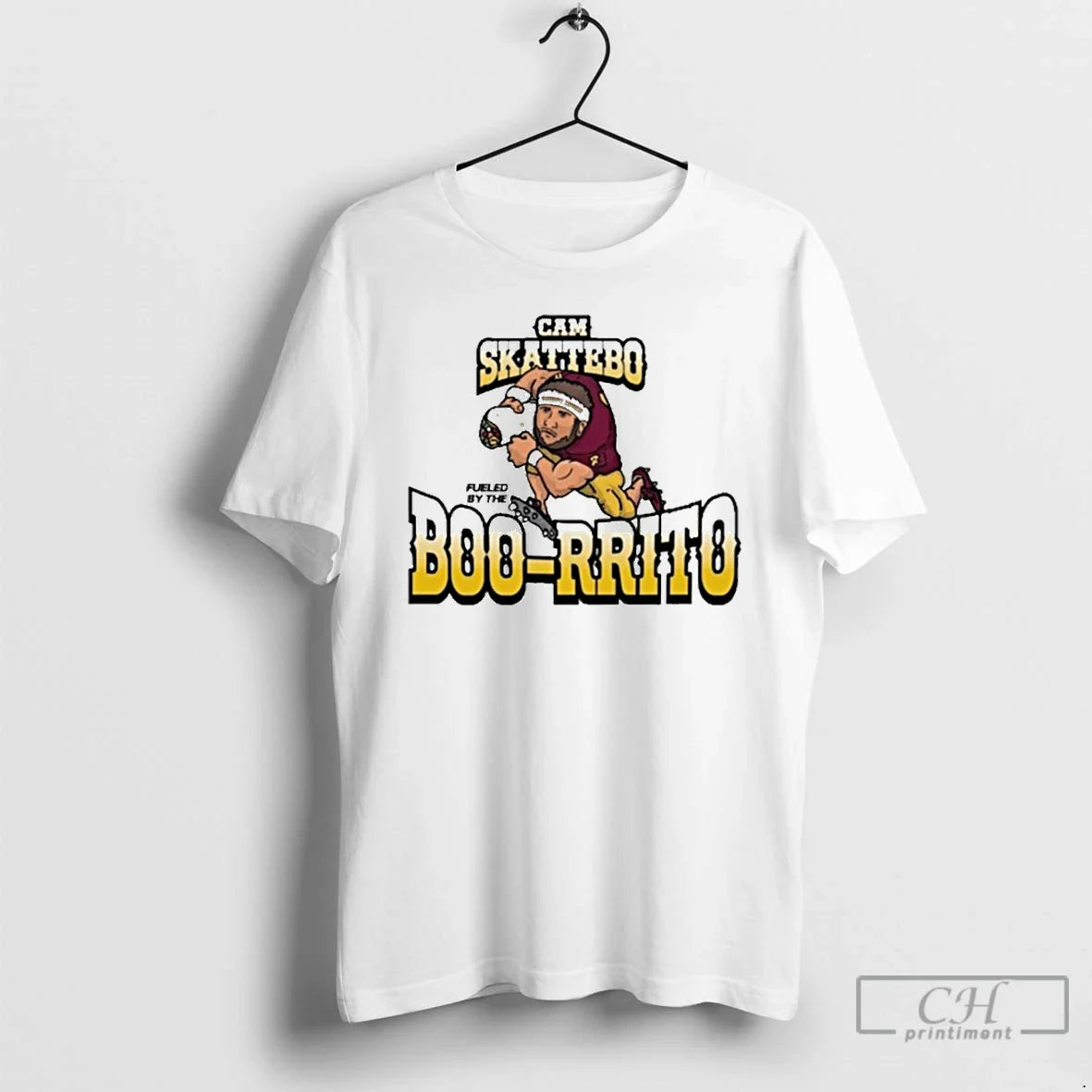 Premium Cam Skattebo Fueled By The Boorrito T Shirts