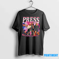 Press Pink Lightning Collage Basketball Players Tshirts Sweater