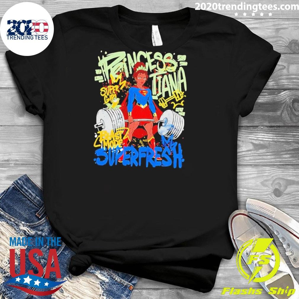 Princess Tiana Supergirl Disney Princess Tiana Supergirl Beast Mode Superfresh Shirt