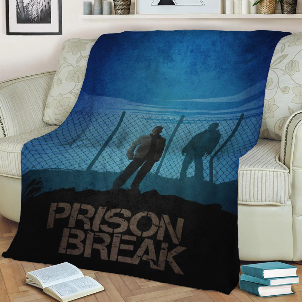 Prison Break Fleece Throw Blanket