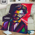 Professor Money Heist WPAP Fleece Throw Blanket