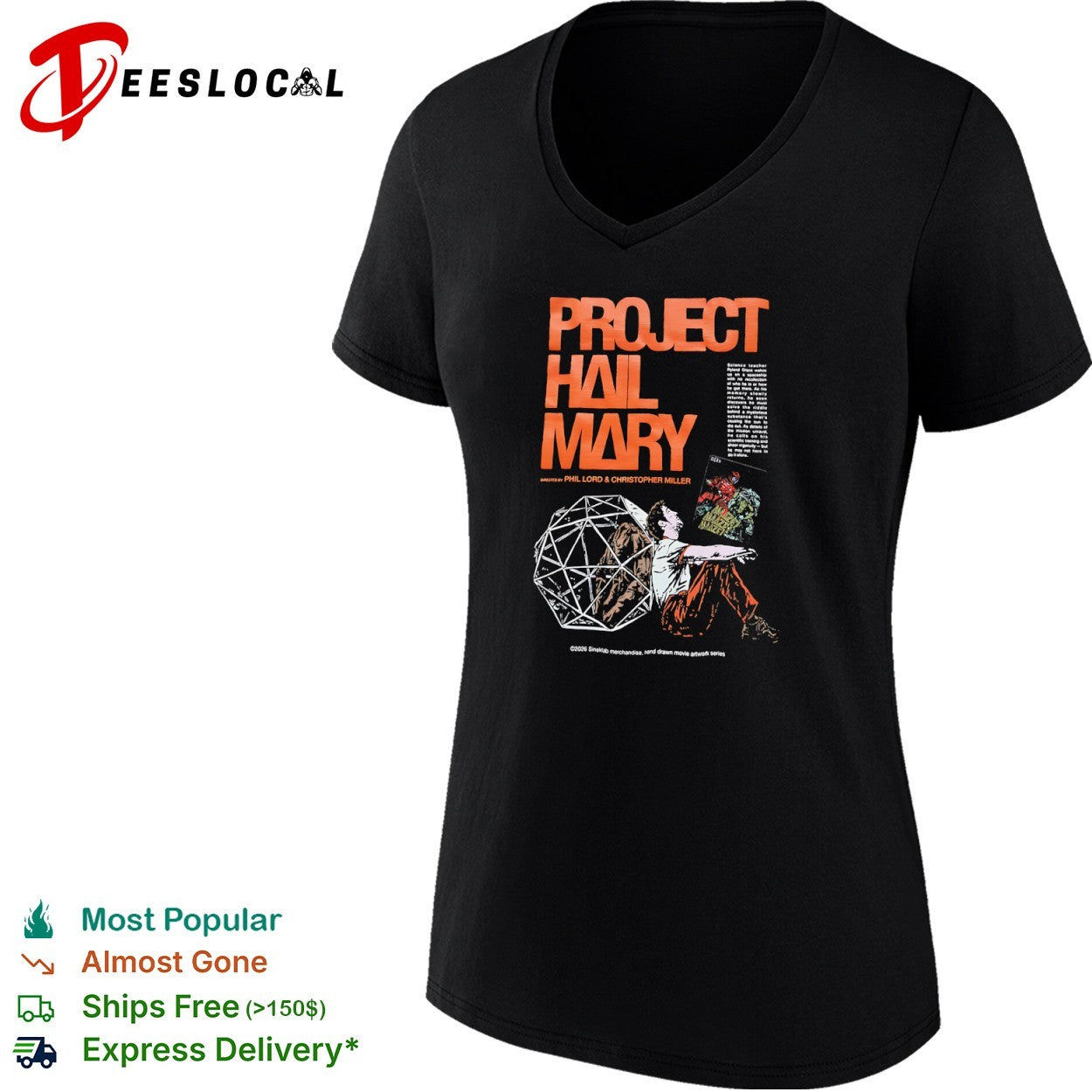 Project Hail Mary Ryland Grace Phil Lord Christopher Miller Science Fiction shirt