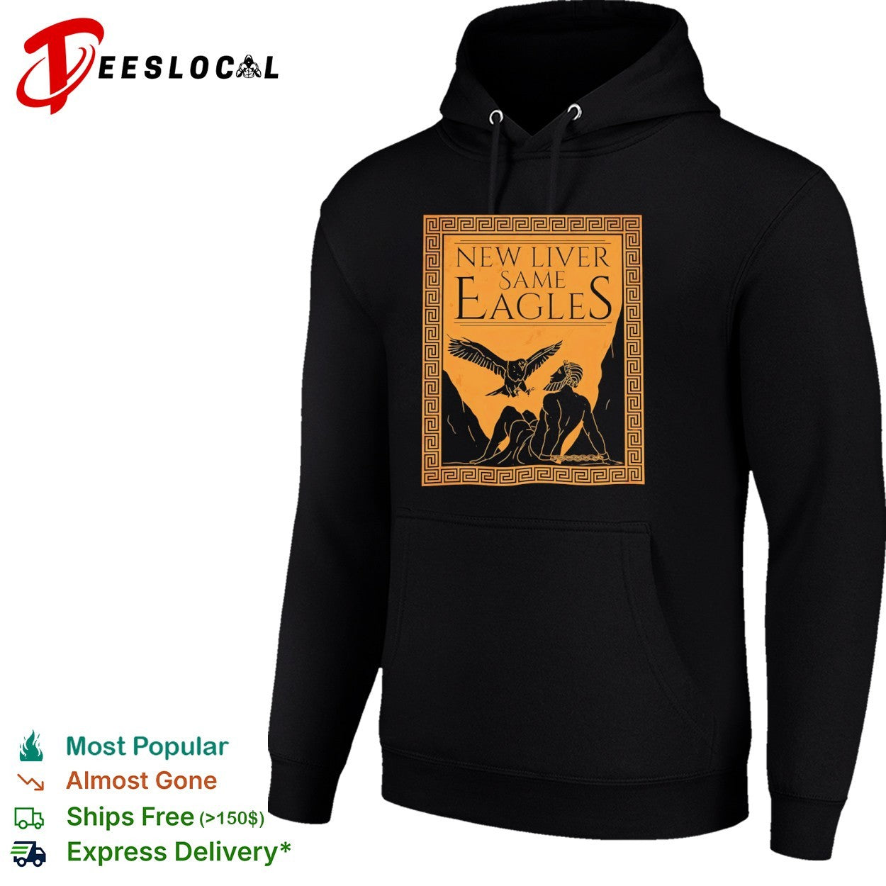 Prometheus greek mythology new liver same eagles shirt