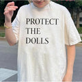 Protect Dolls Gender Equality Shirt Trans Pride Shirt Human Rights Activist Feminist Short Sleeve Top Womenswear T-Shirts
