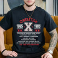 Proud Members Gen X New Shirt Raised Hose Water Neglect Funny Saying Sarcasm Quotes Shirt Casual Menswear Top T-Shirts