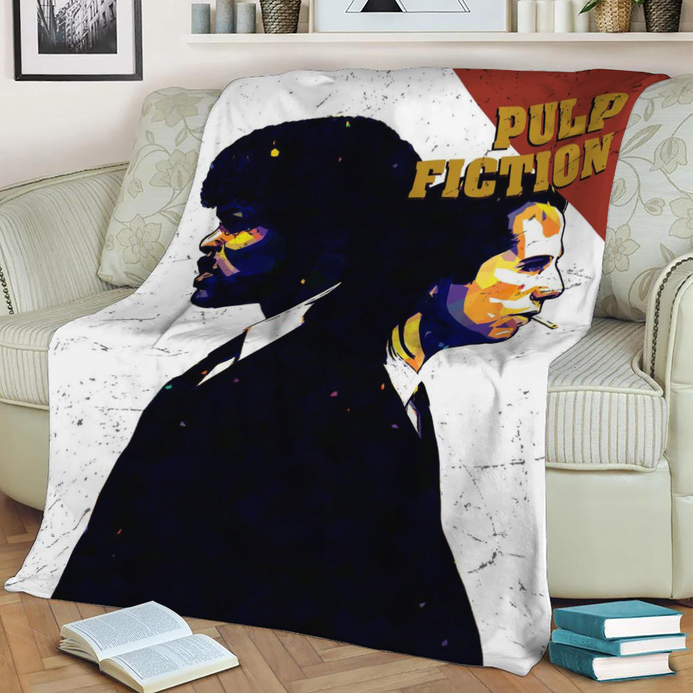 Pulp Fiction Movie Fleece Throw Blanket