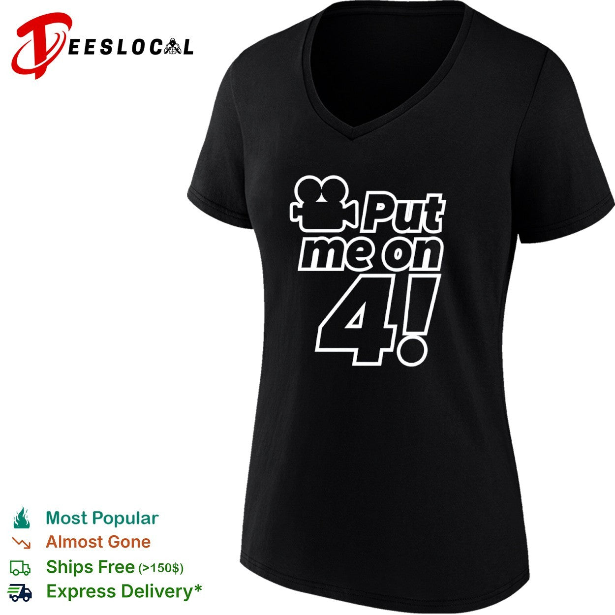 Put me on 4 film camera shirt