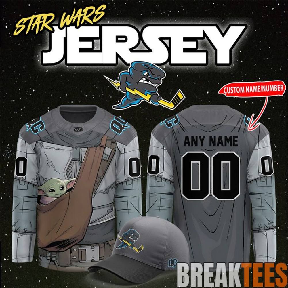 Quad City Storm 2026 Star Wars Night Hockey Jersey