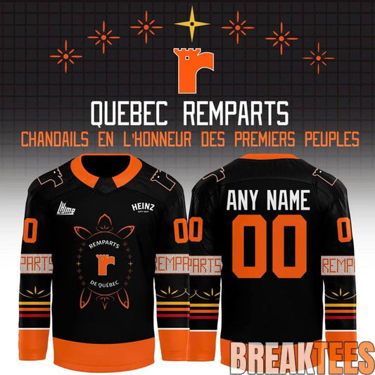 Quebec Remparts 90s Nostalgia Hockey Jersey