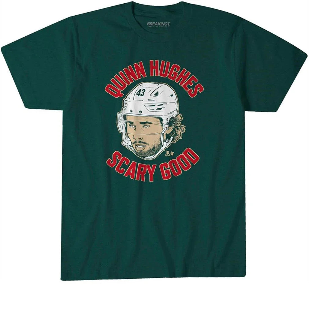 Quinn Hughes Crazy Good Ghost Eyes Shirt