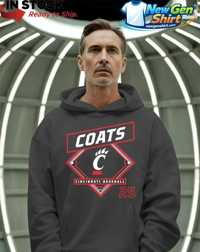 Quinton Coats Cincinnati Bearcats Baseball Shirt