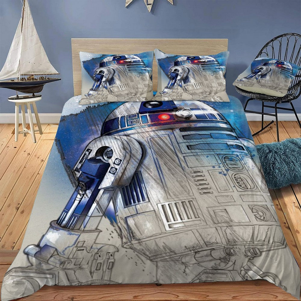 R2-D2 Bedding Set (Duvet Cover & Pillow Shams)