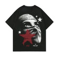 ROMWE Street Life Character Printed Short Sleeve Y2k S 3XL Streetwear & Underwear Cotton Menswear Top Tropical T-Shirts