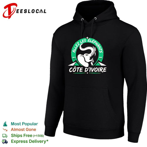 Allez les Elephants Cote d’Ivoire elephant crest badge shirt