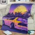 RX7 Fleece Throw Blanket