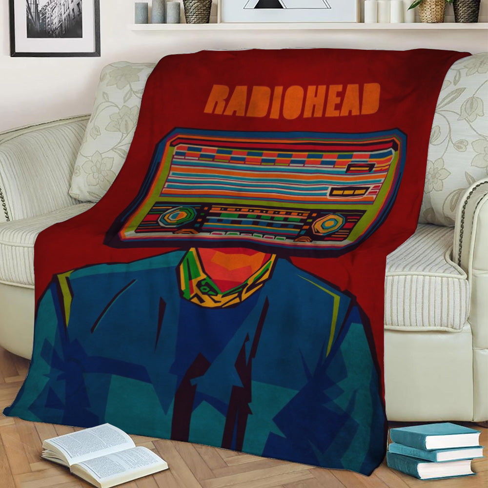 Radiohead Fleece Throw Blanket