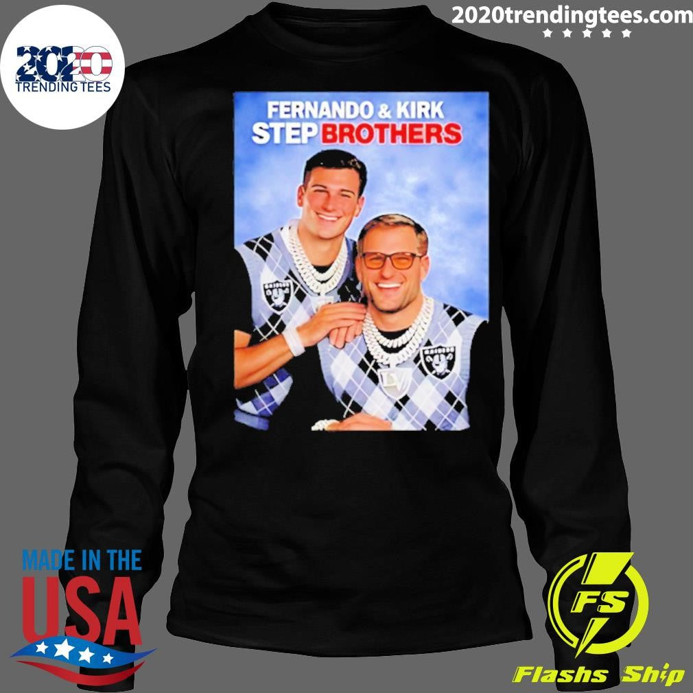 Fernando Mendoza and Kirk Cousins Las Vegas Raiders Step Brothers Tee Shirt