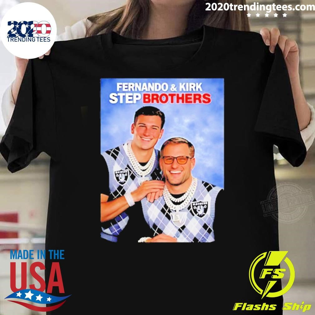 Fernando Mendoza and Kirk Cousins Las Vegas Raiders Step Brothers Tee Shirt