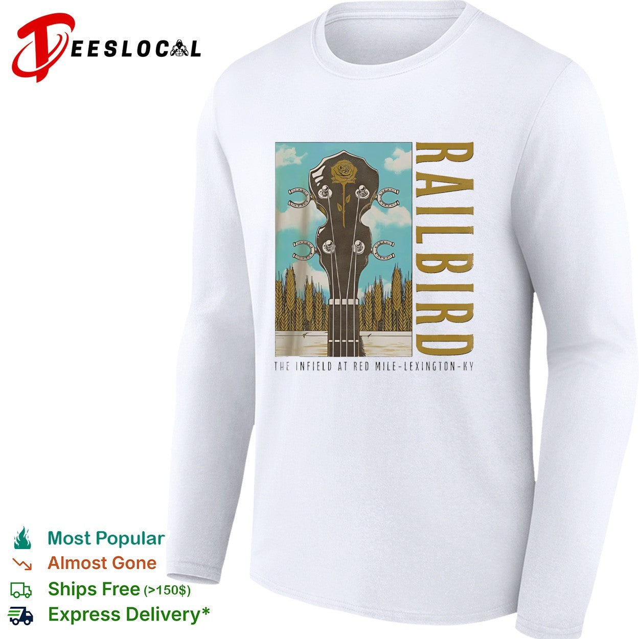 Railbird Music Festival 2026 Lexington Kentucky On June 6 And 7 2026 Banjo shirt
